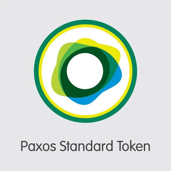 PAX - Paxos Standard Token. Криптомонеты или криптокурра — стоковый вектор
