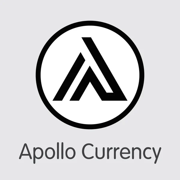 APL - Apollo Currency. The Logo of Money or Market Emblem. — Διανυσματικό Αρχείο