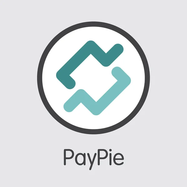 PPP - Paypie. Ikonen för mynt eller marknaden Emblem. — Stock vektor