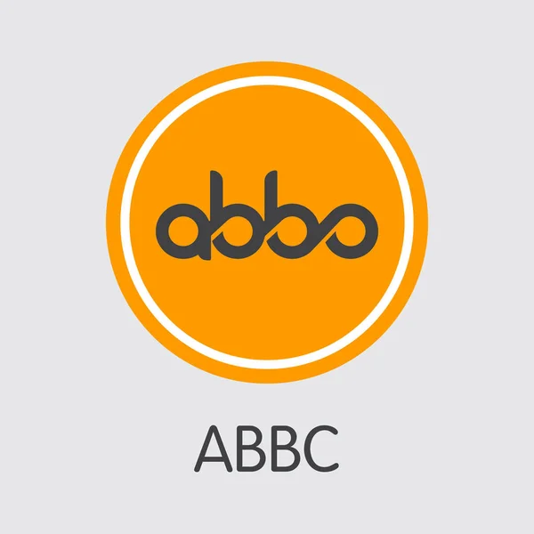 Abbc-abbc 硬币。货币或市场标志的市场标志. — 图库矢量图片