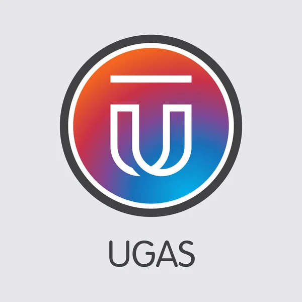 Ugas-Ugas. Logo rynku pieniędzy lub emblemat rynku. — Wektor stockowy