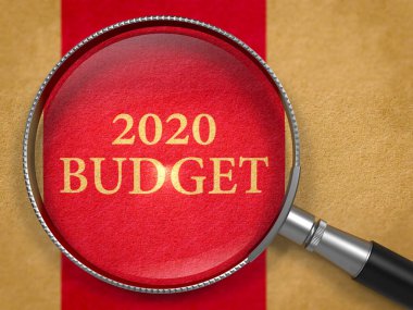 Kitap Başlığı Sayfasında Loupe üzerinden 2020 Bütçe.