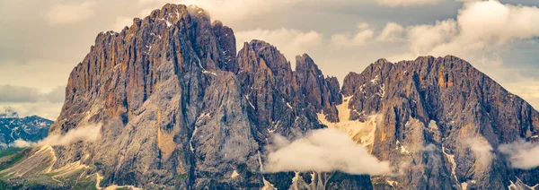 Vista Panorámica Piedra Caliza Los Alpes Italianos Los Dolomitas Pico — Foto de Stock