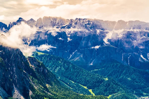 Wunderschöne Landschaft Der Dolomitenberge Sonnigen Sommertagen Südtirol Italien — Stockfoto