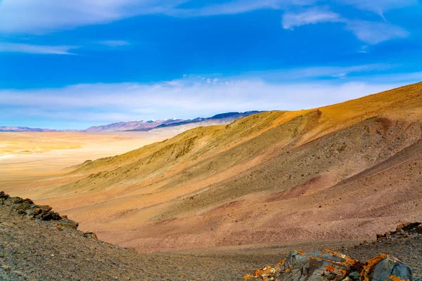 Schöne Landschaft Von Ulgii Der Mongolei Mit Dem Hohen Berg — Stockfoto
