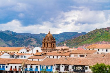 Cusco cityscape bakış