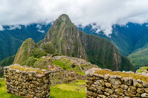 Machu Picchu, Zaginione miasto Inków w Peru — Zdjęcie stockowe