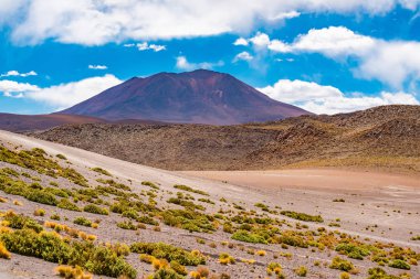 Uyuni, Bolivya'da volkanik manzara