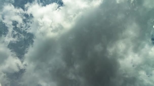 Nubes Temporada Lluvias Mueven Cielo Tres Capas — Vídeos de Stock