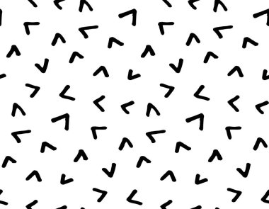 Elle çizilmiş dağınık zikzak işaretleri pürüzsüz desen. Üçgen çizgilerden oluşan serbest dokuya sahip. Paket kağıdı, tekstil baskısı, yapıştırma kitabı sayfaları için tek renkli arkaplan