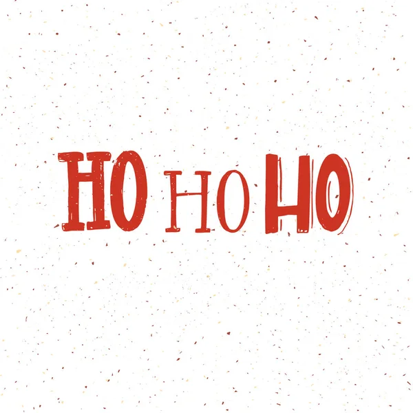 Üzerinde Yazan Bir Noel Kartı Tasarımı Beyaz Arkaplanda Kırmızı Harf — Stok Vektör