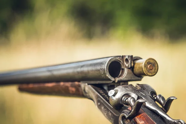 Hunter Pistol Närbild — Stockfoto