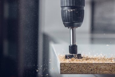 Forstner freze kesici çalışmalarında