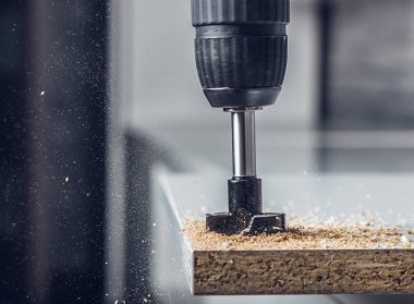 Forstner freze kesici çalışmalarında