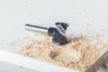 Forstner freze kesici çalışmalarında