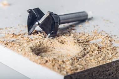 Forstner freze kesici çalışmalarında