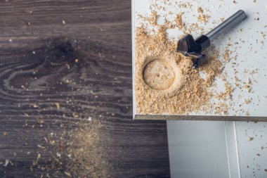Forstner freze kesici çalışmalarında