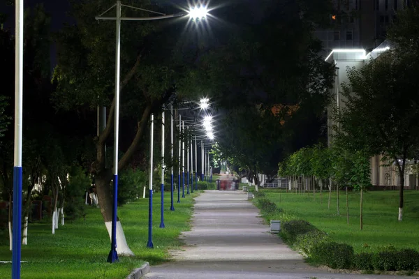 Ouzbékistan Tachkent Ville Nuit — Photo
