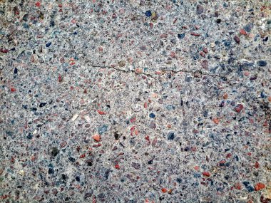 Doku beton zemin yakın çekim