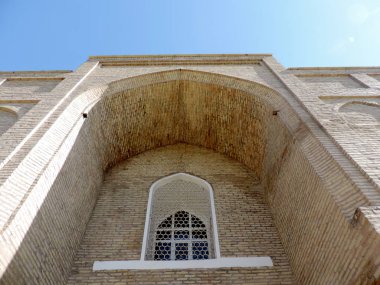 Taşkent, Özbekistan - 3 Mart 2019: Özbekistan 'ın Taşkent kentindeki Hazrati İmam Kompleksi Barakhan Madrasa.