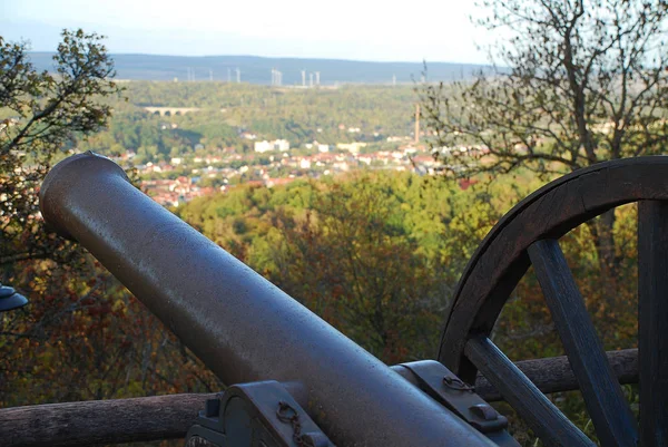 Canon Front Wartburg Eisenach Thuringia Germany Added World Heritage List — Stock Photo, Image