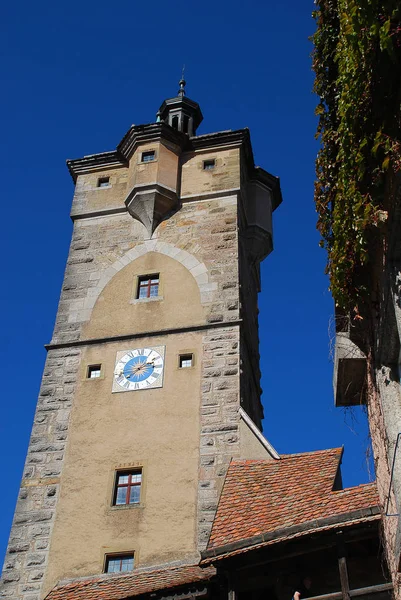 Tower Called Klingen Gate German Klingentor Rothenburg Der Tauber Germany — Stock Photo, Image