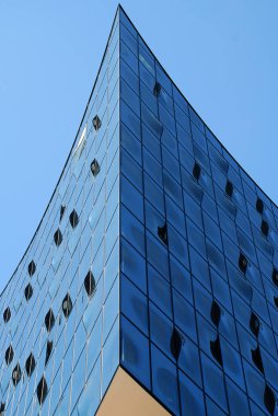 Elbphilharmonie cephesi (konser salonu) Hamburg, Almanya