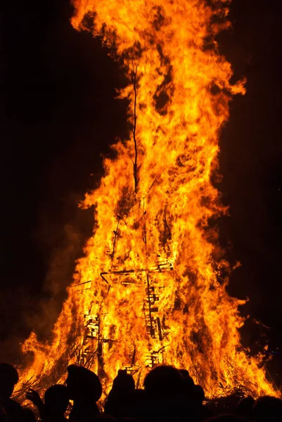 Feu de Pâques à Blankenese (Hambourg, Allemagne ). — Photo