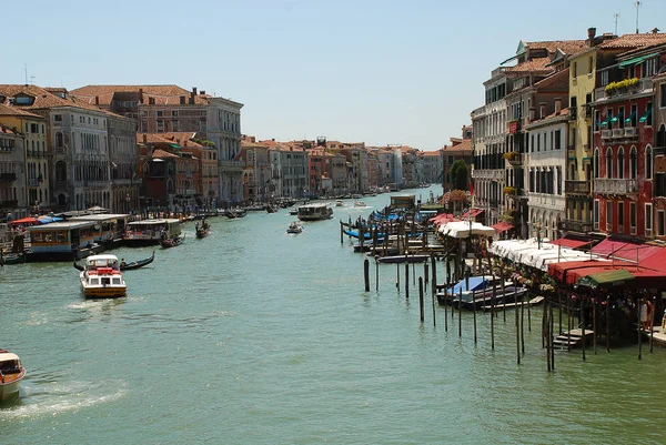 Widok od rialto most, Wenecja, Włochy — Zdjęcie stockowe