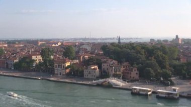 Venedik, İtalya: Venedik sahilinin havadan görünümü: Promenade 