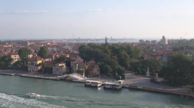 Venedik, İtalya: Venedik sahilinin havadan görünümü: Promenade 