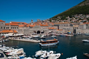 Dubrovnik, Hırvatistan: Eski Liman manzarası. 