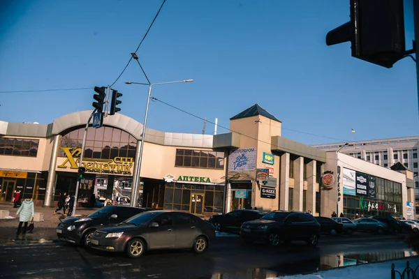 Şehir Mart manzara. Cherkassy, Ukrayna, 24 Mart 2018 — Stok fotoğraf