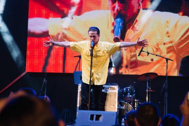 Cherkassy, Ukrayna'da Hac grup performansı üzerinde 24 Ağustos 2018.