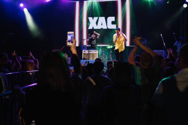 Cherkassy, Ukrayna'da Hac grup performansı üzerinde 24 Ağustos 2018.