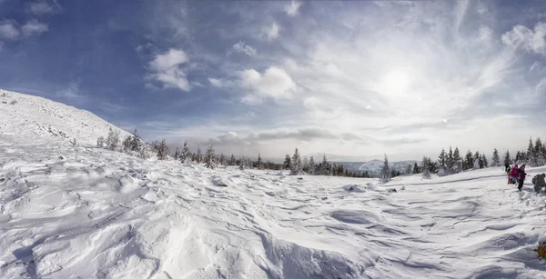 Сніг Горах Зимовий Пейзаж — стокове фото