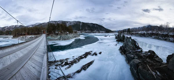 Lyžařský Výlet Altai Altai Hory Altai Příroda Zimě Zasněžené Horské — Stock fotografie