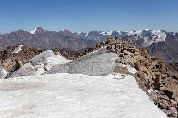 Paesaggio Montano Montagna Con Una Splendida Vista Sulle Valli Sulle — Foto Stock