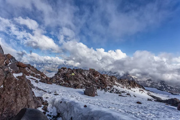 Neve Montagna Paesaggio Invernale — Foto Stock