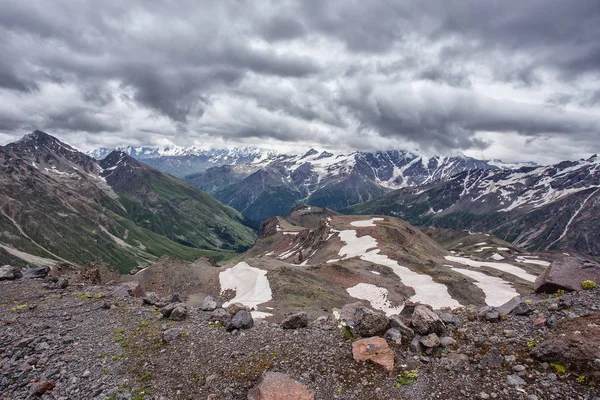 Elbrus Regionen Ett Bergslandskap Kaukasien Elbrus — Stockfoto