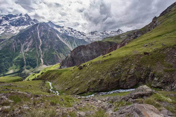 Elbrus Regio Een Berglandschap Regio Van Kaukasus Elbrus — Stockfoto