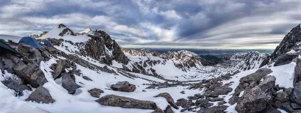 Paesaggio Montagne Ghiacciai Con Tempo Soleggiato — Foto Stock