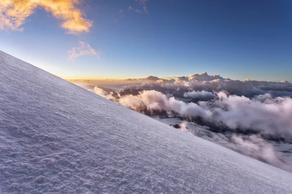 Sníh Horách Zimní Krajina — Stock fotografie