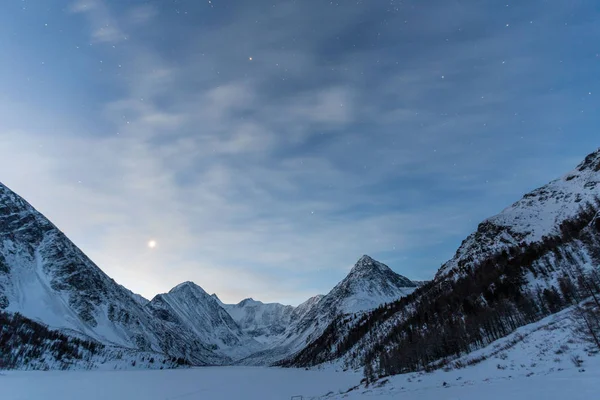 winter hike in the Altai mountains.