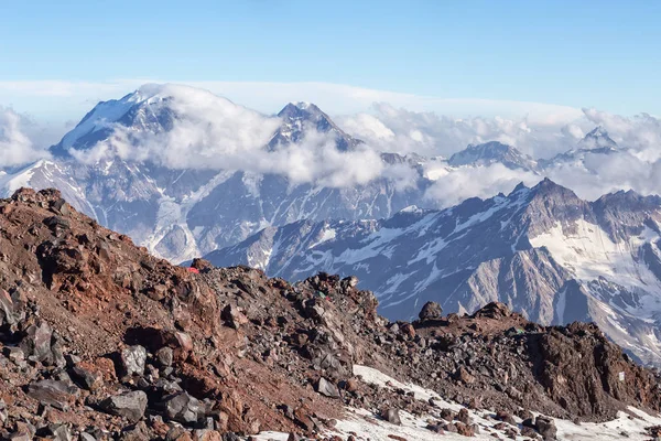 Neve Montagna Paesaggio Invernale — Foto Stock