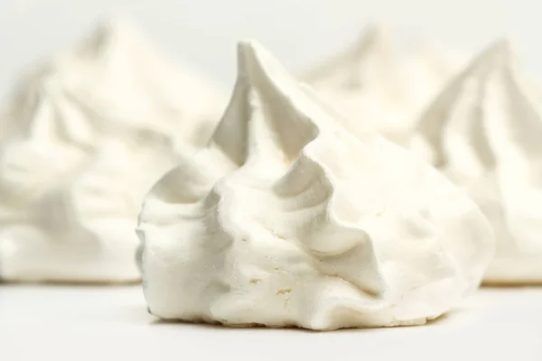 Alb Dulce Meringues — Fotografie, imagine de stoc