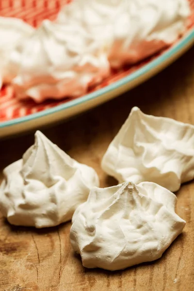 Alb Dulce Meringues — Fotografie, imagine de stoc