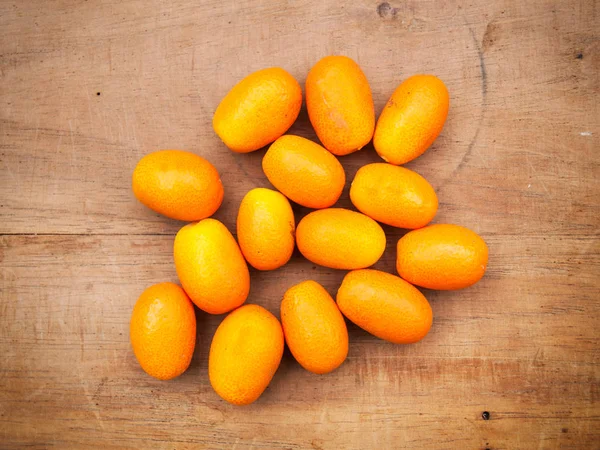 Deliciosos Kumquats Laranja Natural — Fotografia de Stock