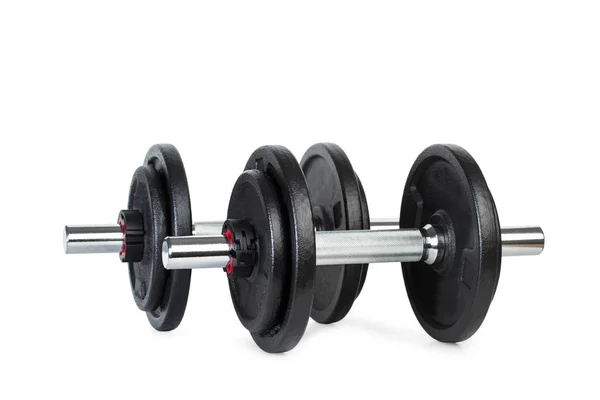 Dumbbells Isolated View — Stock Photo, Image