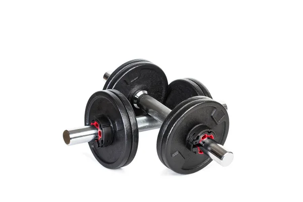 Dumbbells Isolated View — Stock Photo, Image